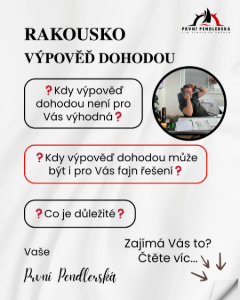 Rakousko - výpověď dohodou